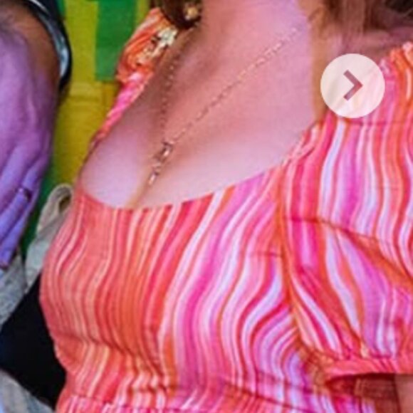 Ciao Lucia Delfina Pink + Orange Swirl Dress - Picture 5 of 5